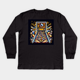 flipper - pinball flipper Kids Long Sleeve T-Shirt